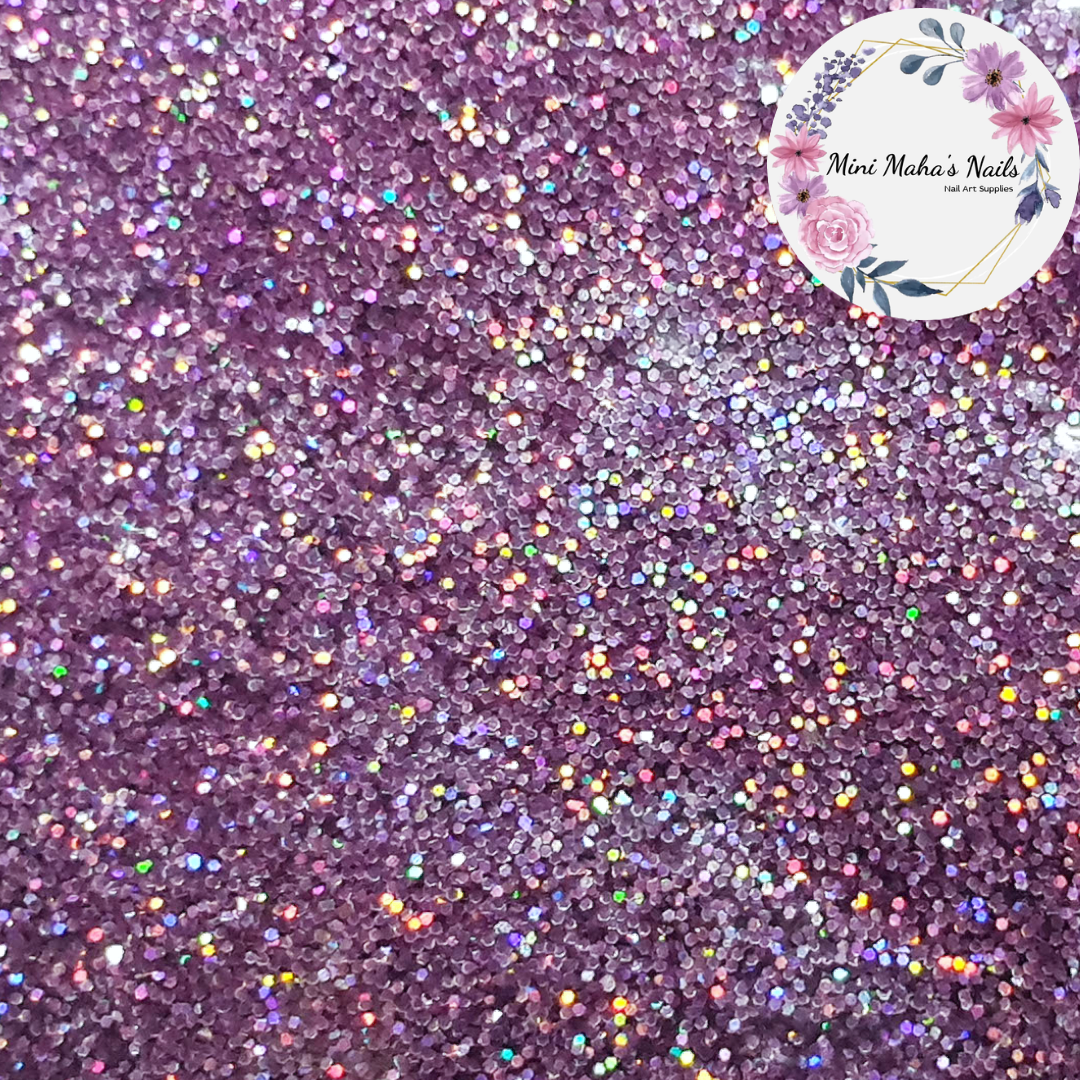 1 Bag Pink Holographic Glitter