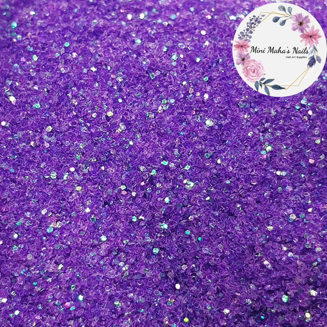 Purple Iridescent Laser Glitter