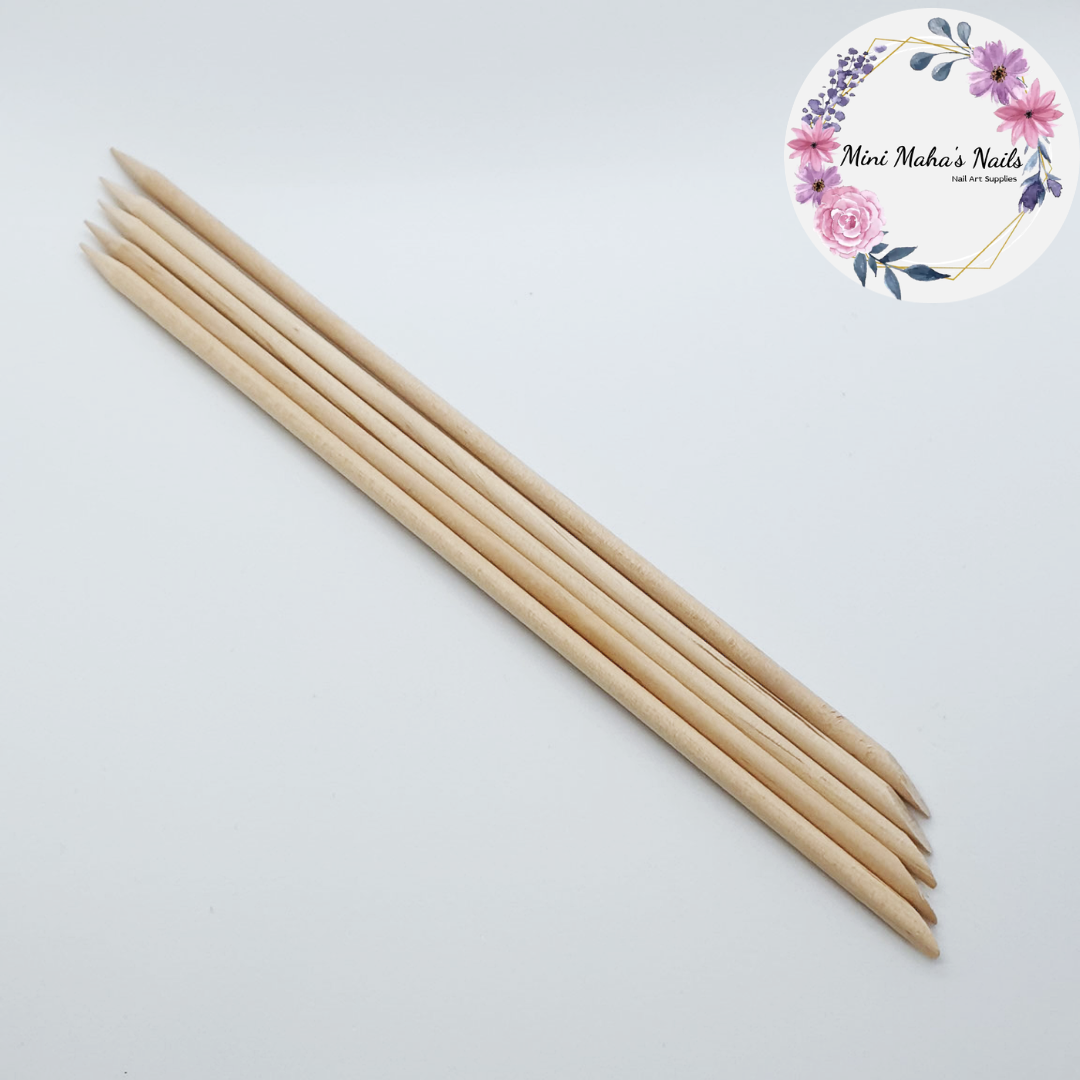 5 PCS Wooden Cuticle Pusher