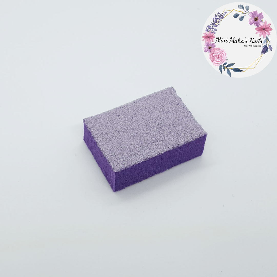 1 Purple Soft Foam Mini Nail Buffer