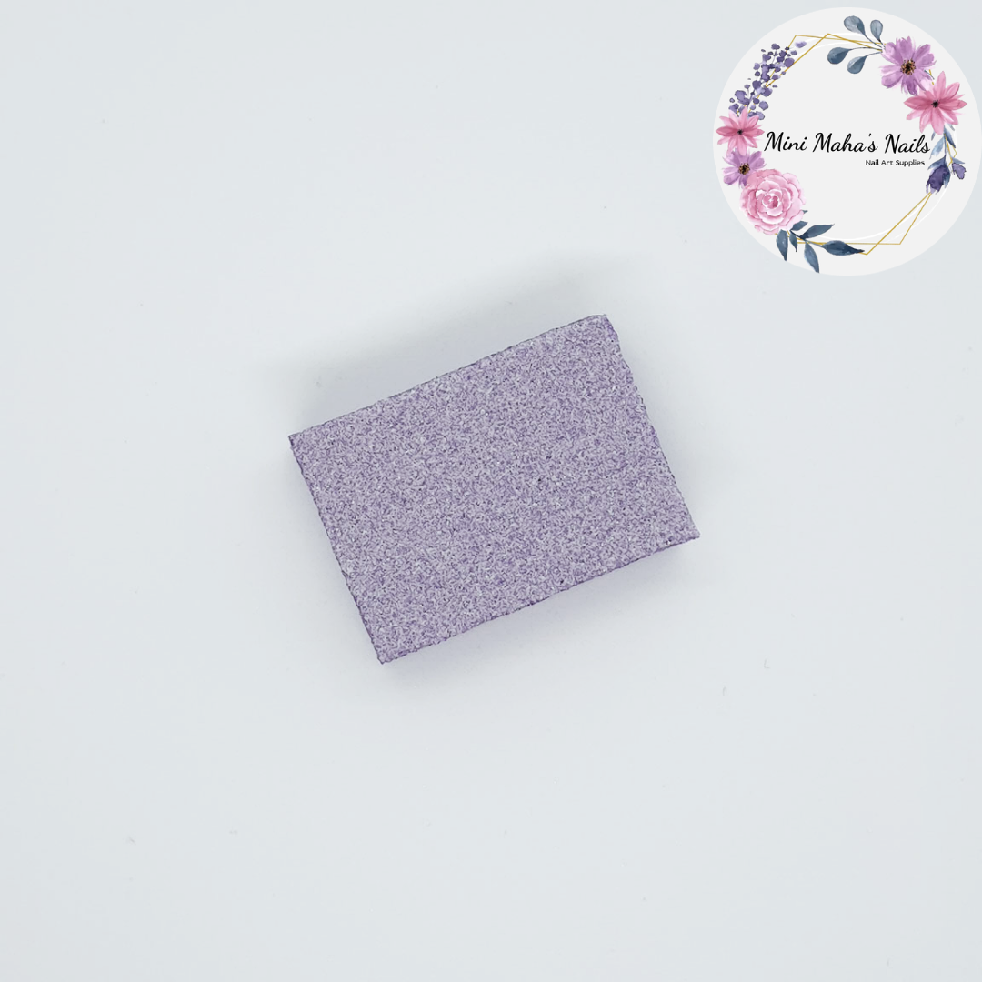 1 Purple Soft Foam Mini Nail Buffer