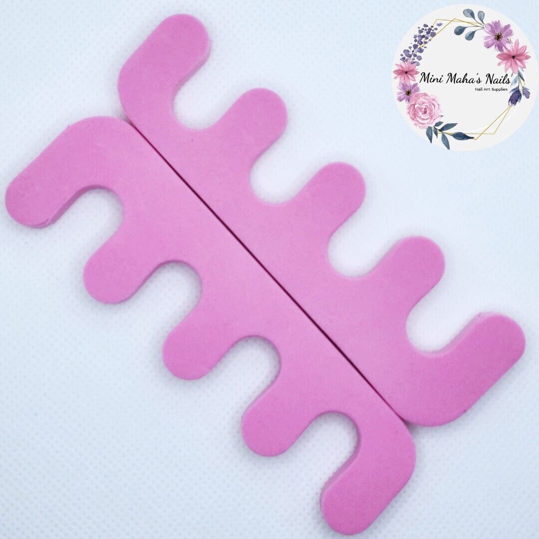 1 Pair Pink Toe Separators