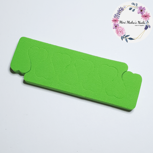 1 Pair Green Foam Toe Separators