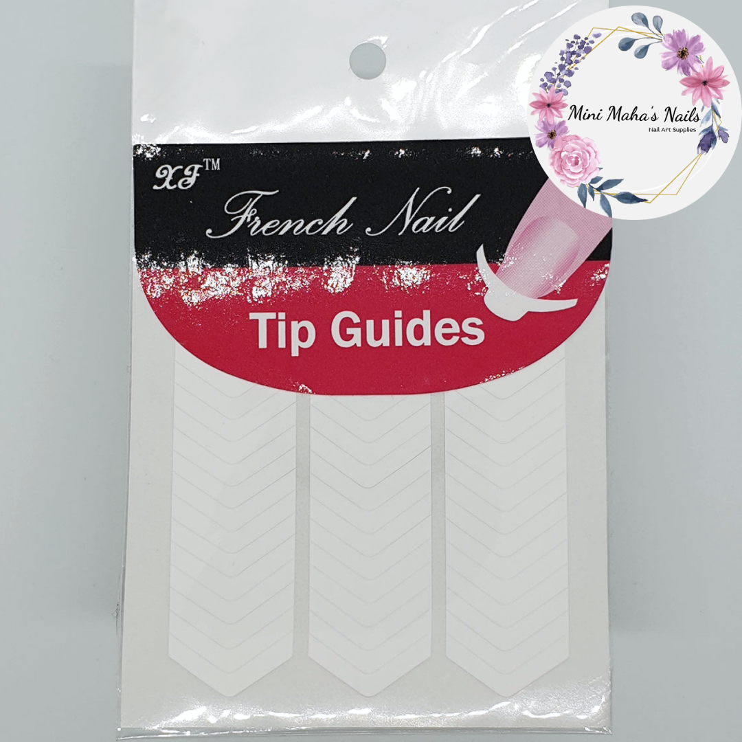 1 Pack 51 Small Chevron French Tip Guides